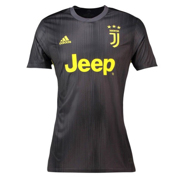 Camiseta Juventus Replica Tercera Ropa Mujer 2018/19 Gris